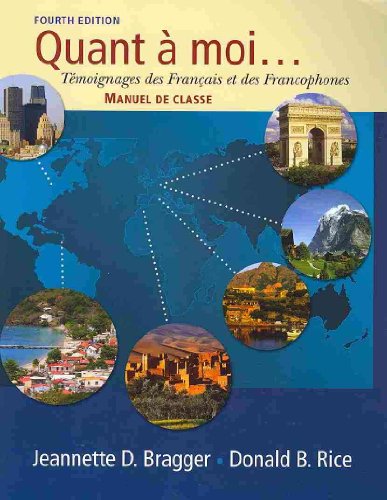 9781428231344: Quant a Moi...: Temoignages Des Francais Et Des Francophones (Book Only)