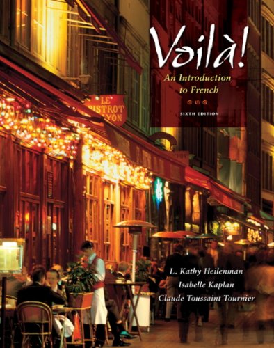 Answer Key with AudioScript for Heilenman/Kaplan/Tournier's Voila!: An Introduction to French, 6th (9781428262799) by Heilenman, L. Kathy; Kaplan, Isabelle; Toussaint Tournier, Claude