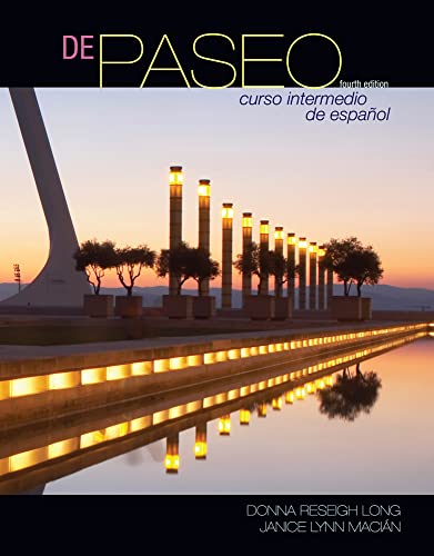 Stock image for De paseo: Curso intermedio de espanol (World Languages) for sale by HPB-Red