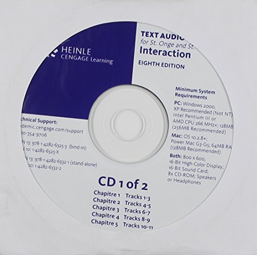 Audio CD-ROM, Stand Alone for St. Onge/St. Ongeâ€™s Interaction (9781428263321) by St. Onge, Susan; St. Onge, Ronald