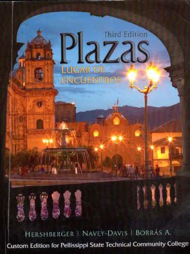 Beispielbild fr Plazas Lugar De Encuentros 3rd Edition 2008 (Custom Edition for Pellissippi State Technical Community College) zum Verkauf von RiLaoghaire