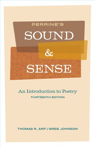 Beispielbild fr Perrine's Sound and Sense: An Introduction to Poetry zum Verkauf von Wonder Book