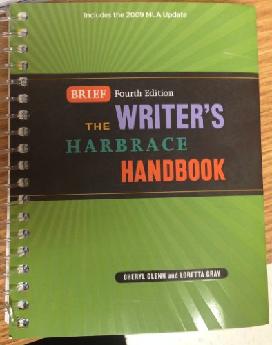 9781428291898: The Writer's Harbrace Handbook