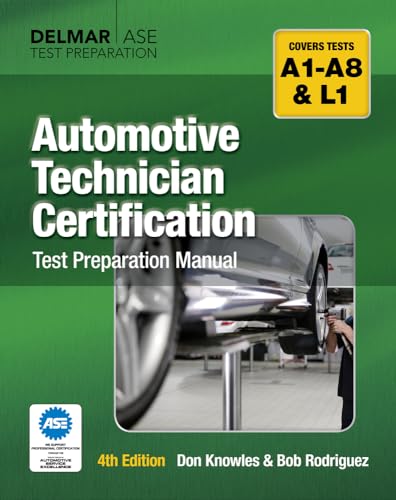 9781428321014: Automotive Technician Certification Test Preparation Manual