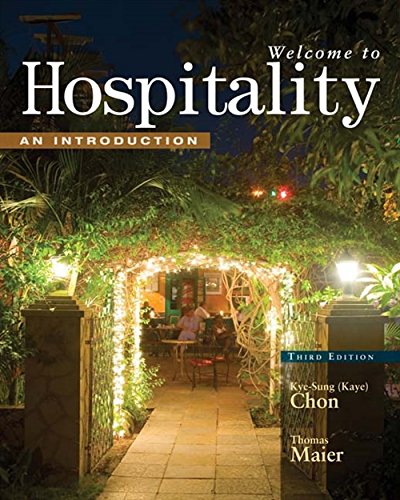 Imagen de archivo de Welcome to Hospitality: An Introduction a la venta por Decluttr