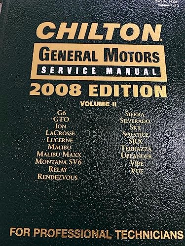 Stock image for Chilton General Motors Service Manual for sale by Better World Books