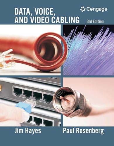 9781428334724: Data, Voice and Video Cabling