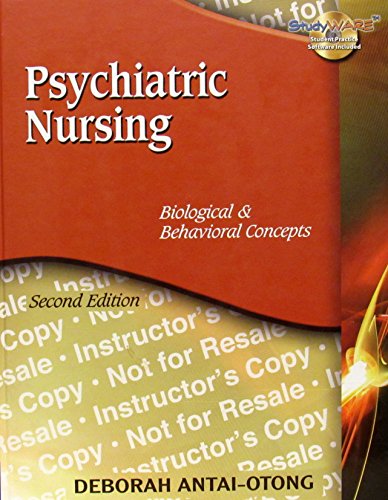 Imagen de archivo de Psychiatric Nursing: Biological and Behavioral Concepts a la venta por Cronus Books