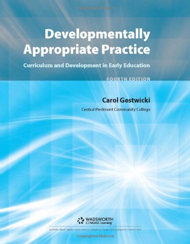 Imagen de archivo de Developmentally Appropriate Practice: Curriculum and Development in Early Education (What's New in Early Childhood) a la venta por Irish Booksellers