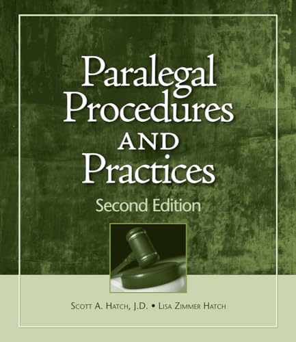 Imagen de archivo de Paralegal Procedures and Practices a la venta por HPB-Red