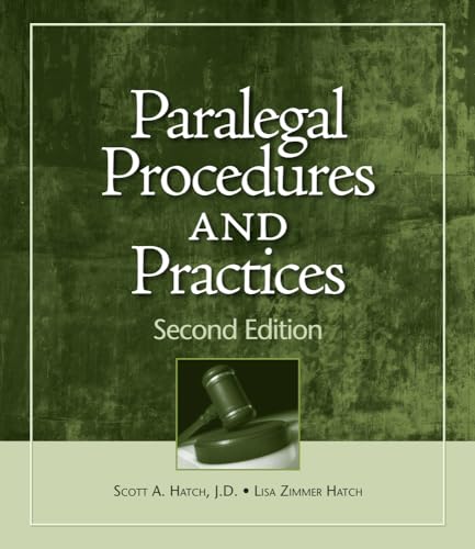 9781428376304: Paralegal Procedures and Practices