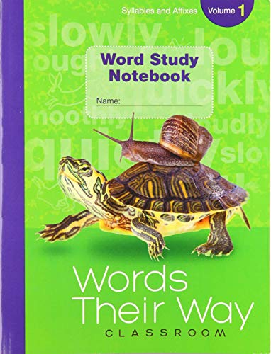 Beispielbild fr Words Their Way Classroom 2019 Syllables and Affixes Volume 1 zum Verkauf von ThriftBooks-Dallas