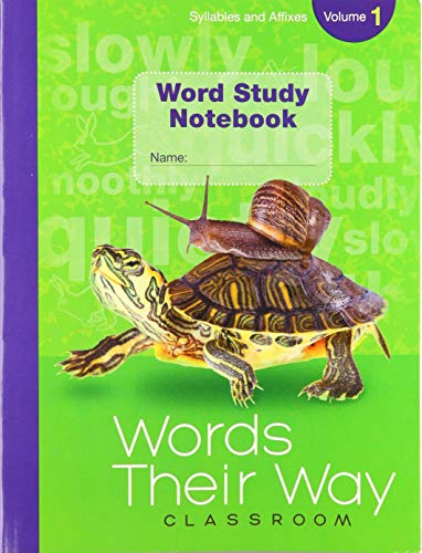 Stock image for Words Their Way Classroom 2019 Syllables and Affixes Volume 1 for sale by ThriftBooks-Dallas