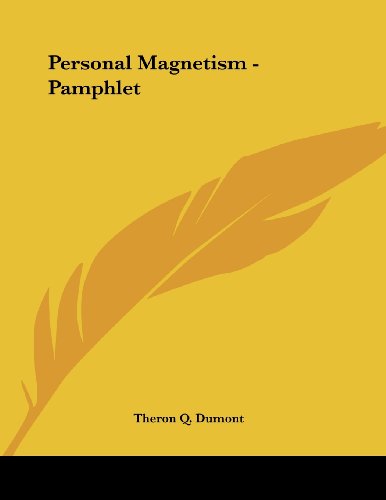 9781428685529: Personal Magnetism - Pamphlet