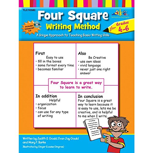9781429117425: Four Square: Writing Method Grades 4-6 W/Enhanced CD: A Unique Approach to Teaching Basic Writing Skills