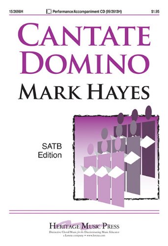 9781429120364: Cantate Domino: SATB and Piano with Optional Perf/Acc CD