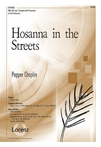 Beispielbild fr Hosanna in the Streets zum Verkauf von JR Books