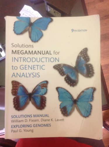 Imagen de archivo de Introduction to Genetic Analysis Solutions Megamanual a la venta por ThriftBooks-Atlanta