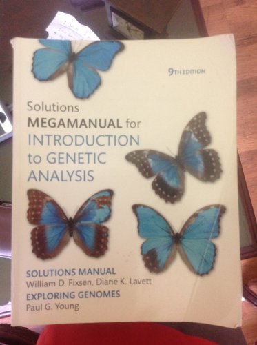 Stock image for Introduction to Genetic Analysis Solutions Megamanual for sale by ThriftBooks-Reno