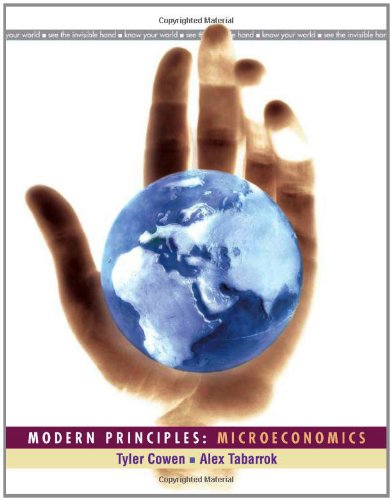 Beispielbild fr Modern Principles: Microeconomics zum Verkauf von Wonder Book