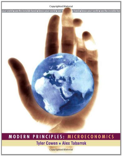 Imagen de archivo de Modern Principles: Microeconomics a la venta por HPB-Red