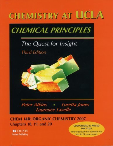 9781429204385: Chemistry At Ucla Chemical Principles the Quest fo