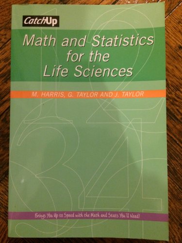 Stock image for CatchUp Math and Statistics for the Life Sciences for sale by SecondSale