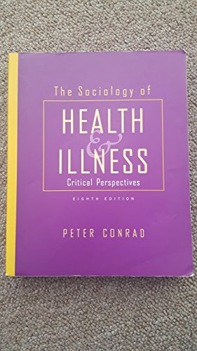 Imagen de archivo de The Sociology of Health and Illness a la venta por Better World Books