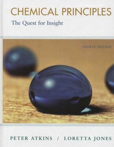 Imagen de archivo de Chemical Principles: The Quest for Insight a la venta por -OnTimeBooks-