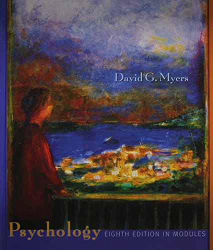 Psychology in Modules (Cloth), Study Guide, E-Book, Psychsim Booklet & Cd-Rom V 5.0 (9781429211017) by Myers, David G.; Ludwig, Thomas; Straub, Richard O.