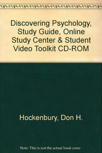 Discovering Psychology, Study Guide, Online Study Center & Student Video Toolkit Cd-Rom (9781429211161) by Hockenbury, Don H.; Hockenbury, Sandra E.; Rea, Cornelius; Worth Publishers