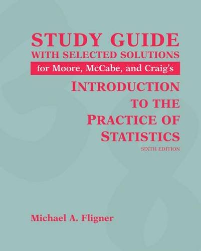 Imagen de archivo de Study Guide and Solutions Manual for Introduction to the Practice of Statistics a la venta por Learnearly Books