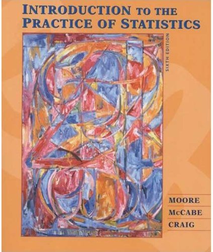 Introduction to the Practice of Statistics w/CD (9781429216210) by Moore, David S.; McCabe, George; Craig, Bruce