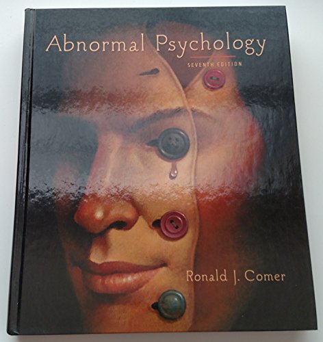 Beispielbild fr Abnormal Psychology zum Verkauf von Books From California