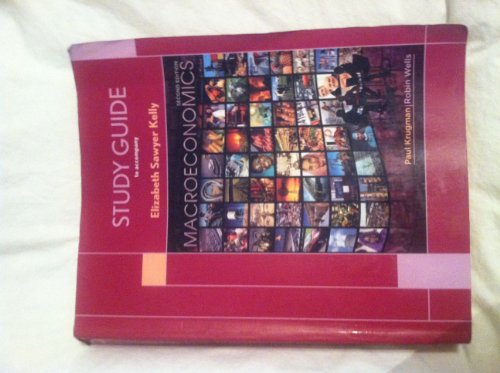 Beispielbild fr Study Guide for Macroeconomics zum Verkauf von Wonder Book