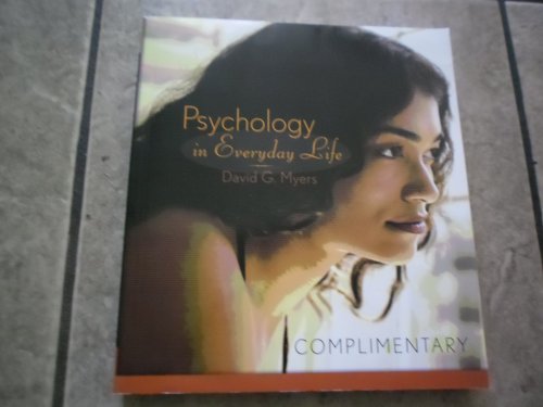 9781429223096: Psychology in Everyday Life, Complimentary [Paperback] by