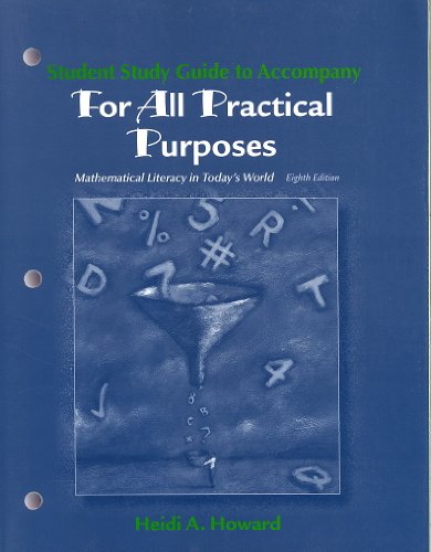 Imagen de archivo de Study Guide for For All Practical Purposes; 8th Edition a la venta por a2zbooks