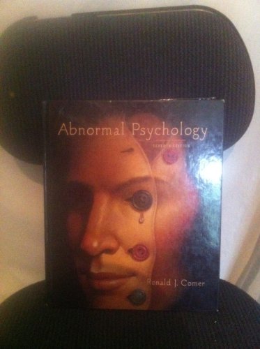 Imagen de archivo de Abnormal Psychology a la venta por Books From California