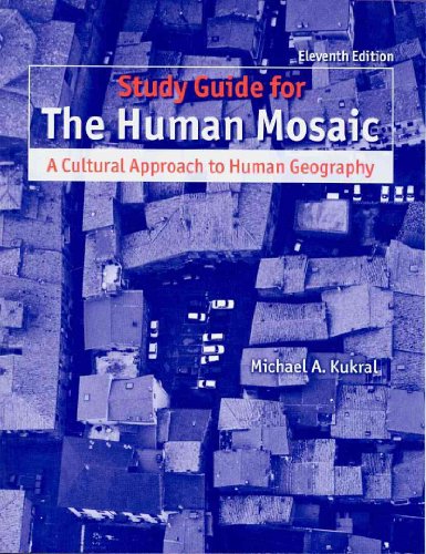 Beispielbild fr Study Guide for Human Mosaic zum Verkauf von HPB-Red