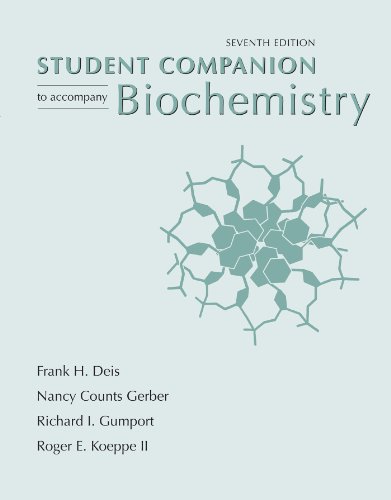 Beispielbild fr Biochemistry Student Companion, 7th Edition zum Verkauf von Wonder Book