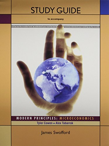 9781429231701: Study Guide to accompany Modern Principles: Microeconomics