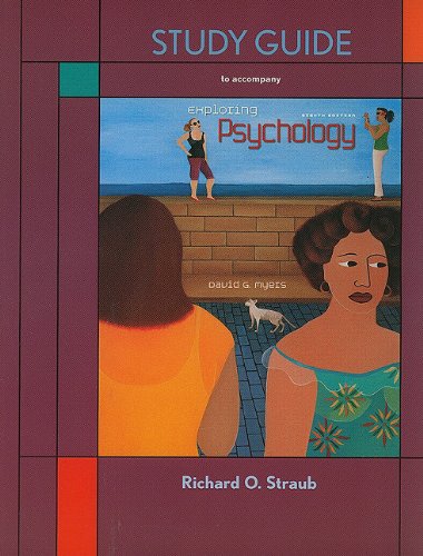 Beispielbild fr Study Guide to Accompany "Exploring Psychology" zum Verkauf von BooksRun