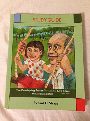 Imagen de archivo de The Study Guide for Developing Person Through the Life Span a la venta por ThriftBooks-Dallas