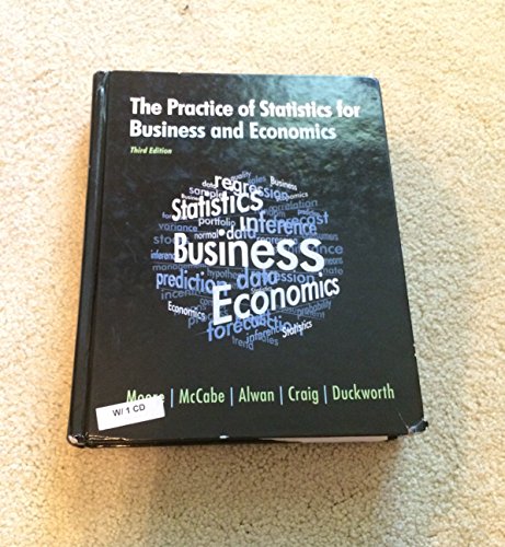 Imagen de archivo de The Practice of Statistics for Business and Economics a la venta por Better World Books