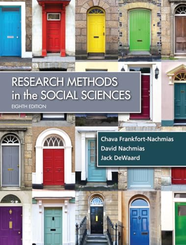 

Research Methods in the Social Sciences