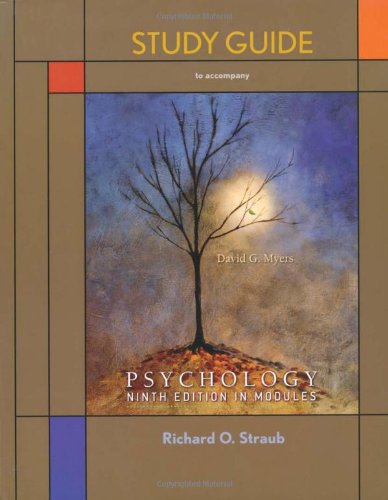 Study Guide for Psychology In Modules (9781429233620) by Straub, Richard