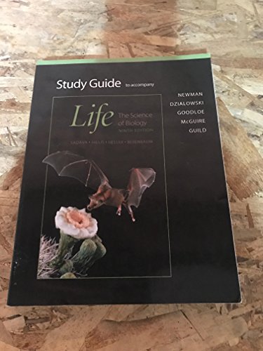 Stock image for Student Study Guide for Life : The Science of Biology for sale by Better World Books