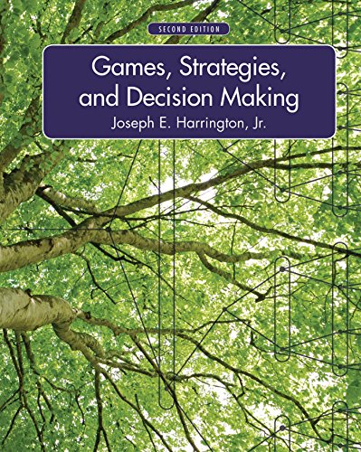 Beispielbild fr Games, Strategies, and Decision Making zum Verkauf von BooksRun