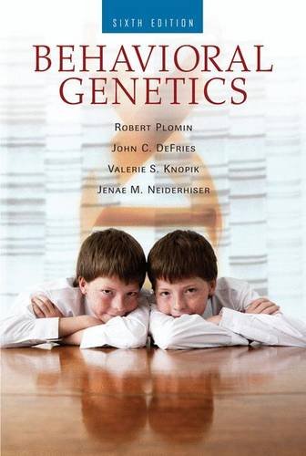 Beispielbild fr Behavioral Genetics zum Verkauf von BooksRun