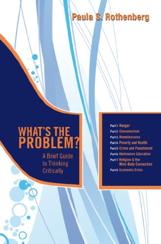 Beispielbild fr What's the Problem?: A Brief Guide to Thinking Critically zum Verkauf von Wonder Book